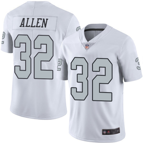 Men Oakland Raiders Limited White Marcus Allen Jersey NFL Football #32 Rush Vapor Untouchable Jersey